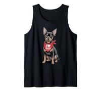 I Love Dad Miniature Pinscher Lover Dog Fête des Pères Débardeur