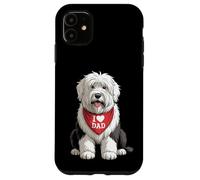 I Love Dad Old English Sheepdog Lover Dog Lover Dog Father's Day Coque pour iPhone 11