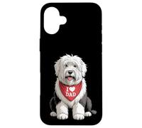 I Love Dad Old English Sheepdog Lover Dog Lover Dog Father's Day Coque pour iPhone 16 Plus
