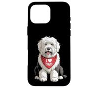 I Love Dad Old English Sheepdog Lover Dog Lover Dog Father's Day Coque pour iPhone 16 Pro Max