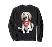 I Love Dad Saluki Lover Dog Fête des pères Sweatshirt