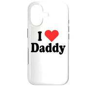 I Love Daddy Coeur pour la fête des Pères Père J'aime Papa Coque pour iPhone 17
