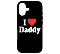 I Love Daddy Coeur pour la fête des Pères Père J'aime Papa Coque pour iPhone 17