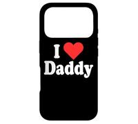 I Love Daddy Coeur pour la fête des Pères Père J'aime Papa Coque pour iPhone 17 Pro