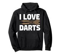 I Love Darts Couvre-lit parfait pour les amateurs de fléchettes Sweat à Capuche