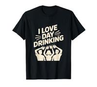 I Love Day Drinking Party T-Shirt Graphique avec Valeur