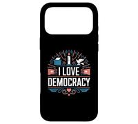 I Love Democracy Vote Liberté Égalité Coque pour iPhone 17 Pro Max