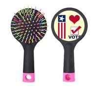 I Love Democratic Vote Election Salon Brosse à cheveux démêlante Base coussin