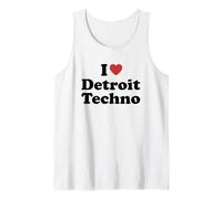 I Love Detroit Techno Débardeur
