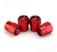I Love Dick Bouchons de valve de pneu hexagonaux anti-vol pour doigt d'honneur Compatible avec voitures, camions, vélos, motos (Mini/Rouge)
