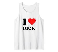 I Love Dick I Heart Dick Y2k Aesthetic Red Heart Débardeur