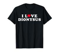 I Love Dionysus Nom assorti Petite amie Petit ami Dionysus T-Shirt