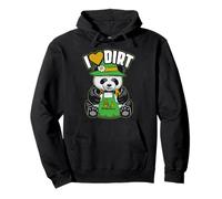 I Love Dirt Outils de Jardinage Panda Ours Jardinier Sweat à Capuche