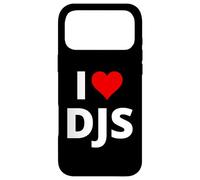 I Love DJs (avec Un cœur Rouge) Coque pour iPhone 17 Pro Max