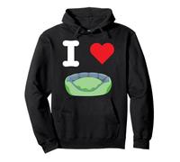 I Love Dog Beds Lit confortable pour chien Sweat à Capuche