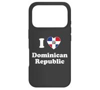I Love Dominican Republic Dominicans Coque pour iPhone 17 Pro