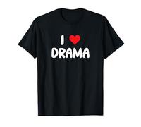 I Love Drama - Heart - Improv Theatre Actor Club T-Shirt