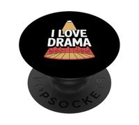 I Love Drama Theater Scène de théâtre PopSockets PopGrip Adhésif