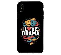 I Love Drama Theatre Masks | Thespian Actor Club Coque pour iPhone XS Max