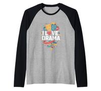 I Love Drama Theatre Masks | Thespian Actor Club Manche Raglan