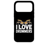 I Love Drummers Kit de Batterie Music Passion Coque pour iPhone 17 Pro Max