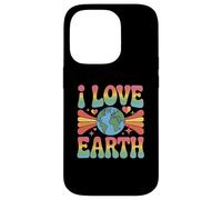 I Love Earth Love Our Green Planet - Éco-Warrior Statement Coque pour iPhone 14 Pro