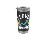 I Love Economics Design financier tendance Gobelet isotherme en acier inoxydable double paroi
