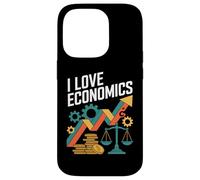I Love Economics Passionné de Croissance financière Coque pour iPhone 14 Pro