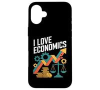 I Love Economics Passionné de Croissance financière Coque pour iPhone 16 Plus