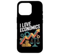 I Love Economics Passionné de Croissance financière Coque pour iPhone 16 Pro