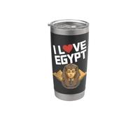 I Love Egypt Pharaon Pyramid Tribute Gobelet isotherme en acier inoxydable double paroi