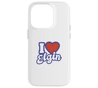 I Love Elgin Illinois Coque pour iPhone 14 Pro