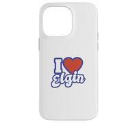 I Love Elgin Illinois Coque pour iPhone 14 Pro Max