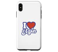 I Love Elgin Illinois Coque pour iPhone XS Max