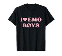 I Love Emo Boys I Heart Emo Boys Design Mignon T-Shirt