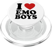 i Love Emo Boys PopSockets PopGrip pour MagSafe