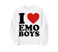 i Love Emo Boys Sweatshirt