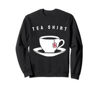 I Love English Tea Drapeau Britannique pour Amateurs de thé Sweatshirt