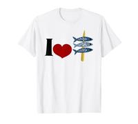 I Love Espetos Malaga T-Shirt Graphique avec Valeur