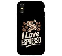 I Love Espresso Cafeine Addict Delight Coque pour iPhone X/XS