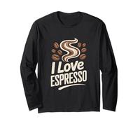 I Love Espresso Cafeine Addict Delight Manche Longue