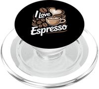 I Love Espresso Coffee Lovers Cœur PopSockets PopGrip pour MagSafe