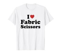 I Love Fabric Scissors T-Shirt