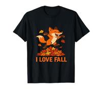 I Love Fall Fox - Animal d'automne Mignon T-Shirt