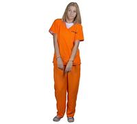 I LOVE FANCY DRESS Déguisement de Prisonnier Orange avec Un Haut + Un Pantalon pour Adulte. Ideal pour Les enterrements de Vie de Jeune Fille. (Medium)