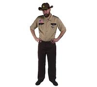 I LOVE FANCY DRESS Déguisement du célèbre shérif chasseur de zombie de la série américaine avec la chemise + le pantalon. Ideal pour les fêtes d'Halloween. (XLarge)