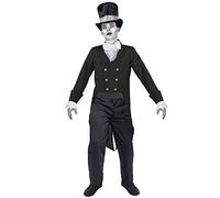 I LOVE FANCY DRESS Déguisement pour adulte de jeune marié avec un pantalon + une veste en queue de pie + un chapeau + une cravate en dentelle. S