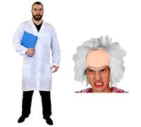 I LOVE FANCY DRESS Déguisement pour Adulte de Savant Fou avec Cette Blouse Blanche + Une Perruque Blanche. Idéal pour Les enterrements de Vie de garçon. (XLarge)