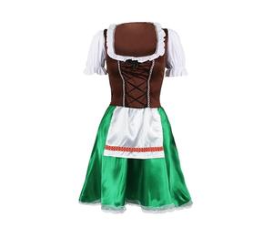 I LOVE FANCY DRESS LTD Déguisement Bavarois Marron et Vert pour Femme Femme Beer Jeune Femme Femme Oktoberfest Allemand Stagg and Night Girl Night Beer Festival Dress - Small EU 36/38