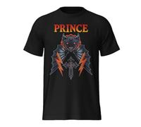 I LOVE FANCY DRESS Prince of Darkness Rock T-shirt pour les fans de musique - T-shirt gothique unisexe en métal lourd pour concerts, festivals, concerts, concerts, vêtements décontractés, style